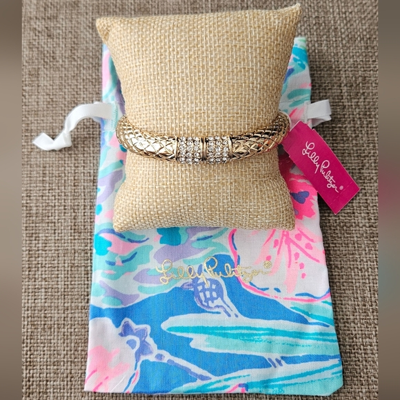 Lilly Pulitzer Sea Fan Bangle NWT - Picture 2 of 5